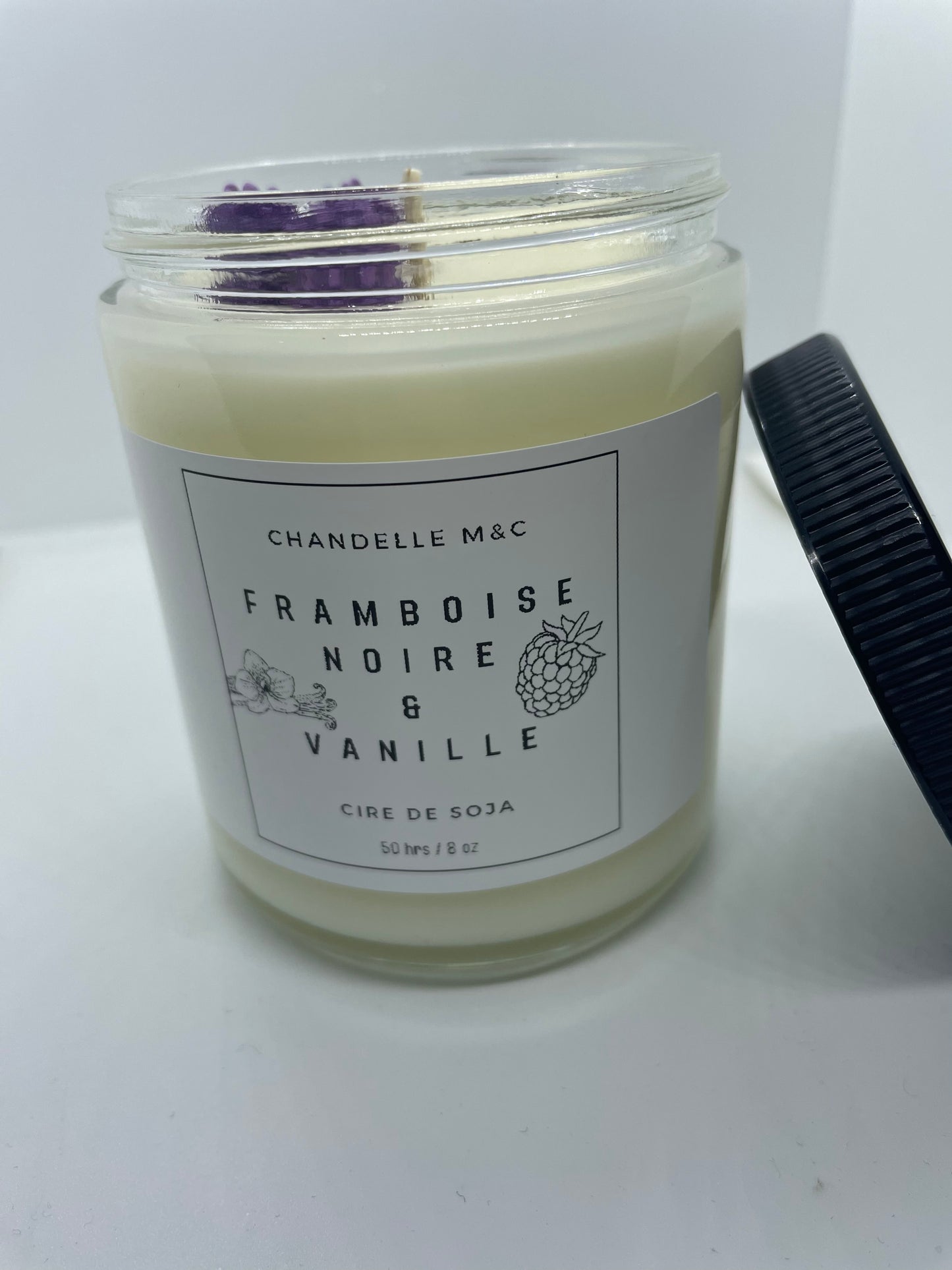 Chandelle : Framboise noire & Vanille