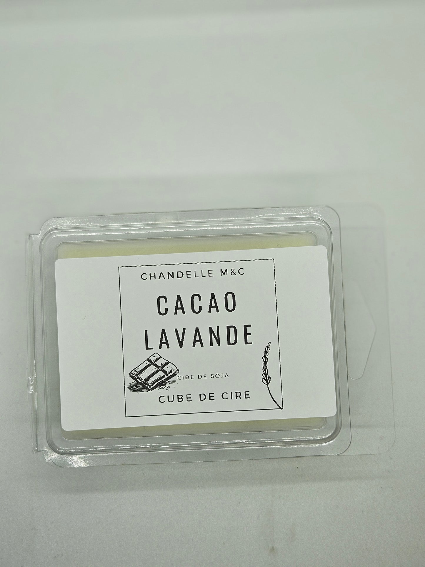 Cube de cire : Cacao lavande