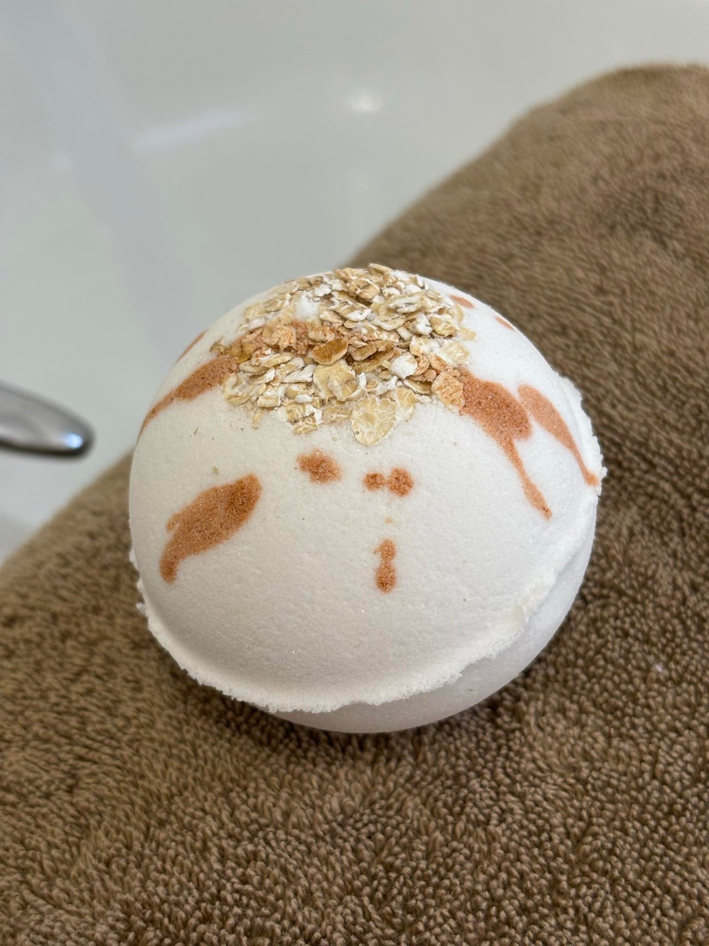 Bombe de bain : Lait d'avoine et miel