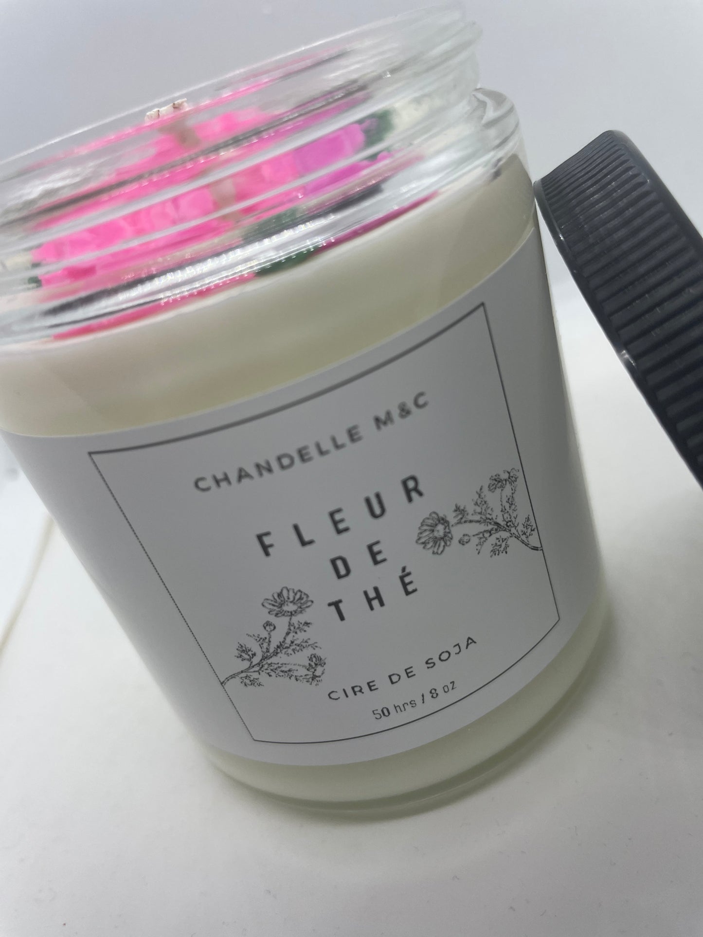 Chandelle : Fleurs de thé