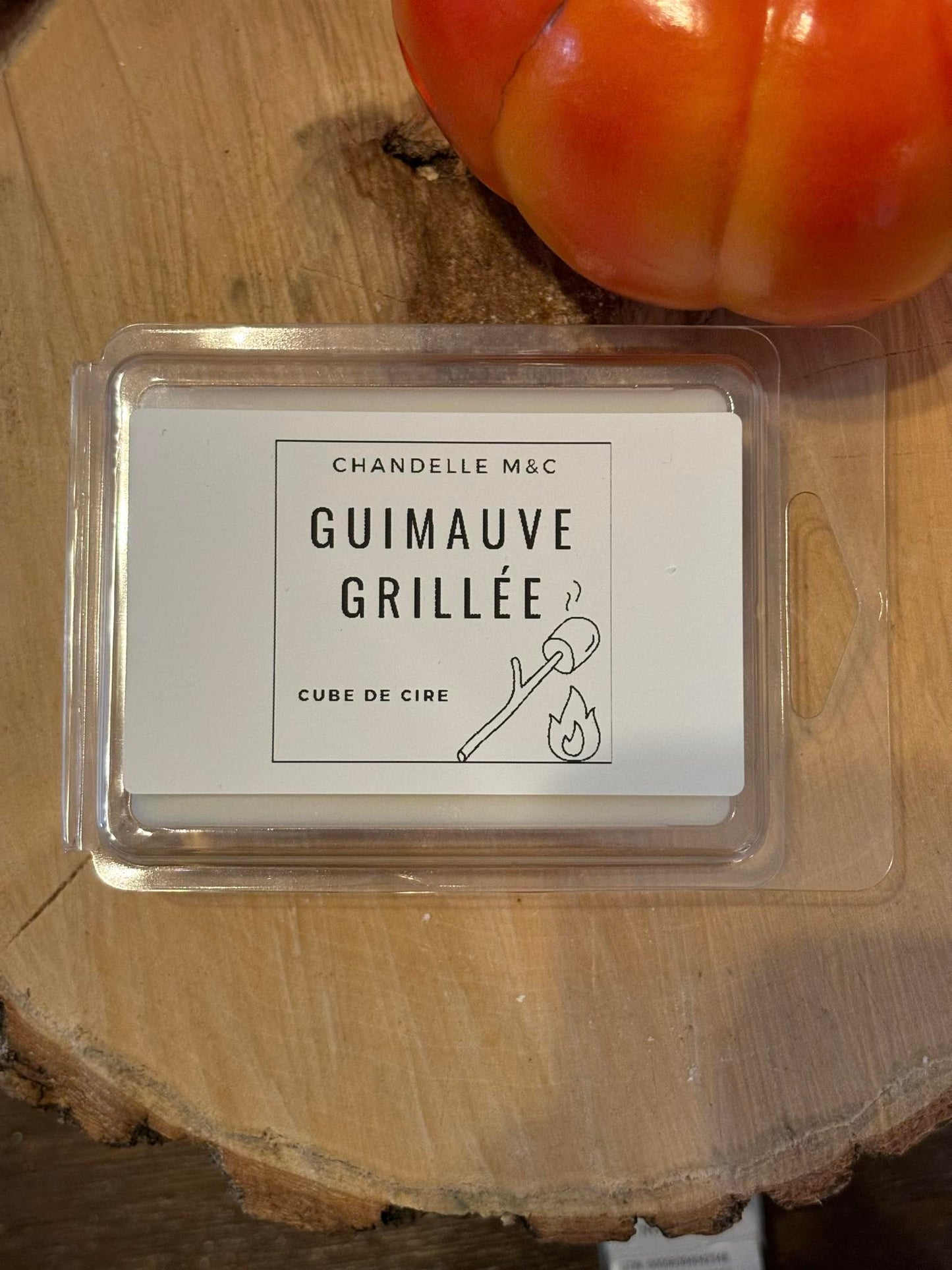 Cube de cire : Guimauve grillée